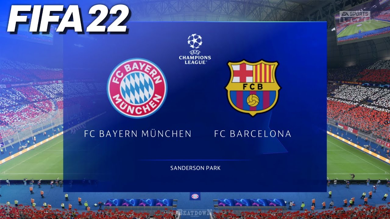 FIFA 22 - FC Bayern München vs. FC Barcelona | '22/'23 Champions League