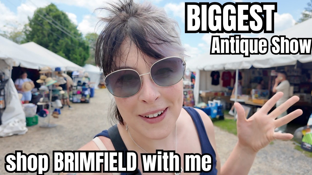 Reselling Treasures from America's Largest Antique Show | Shop With Me at Brimfield MA