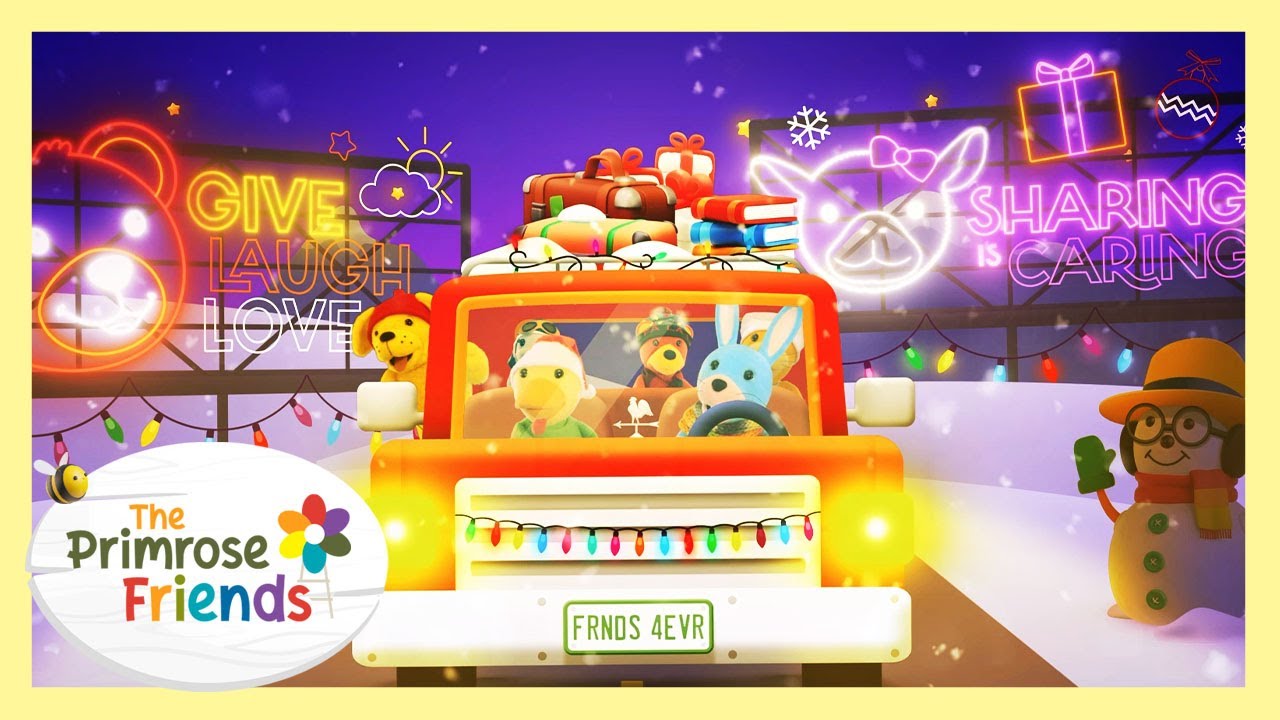 A Magical Holiday Drive with The Primrose Friends ✨🎄🚘 The Primrose Friends | Songs & Nursery Rhymes