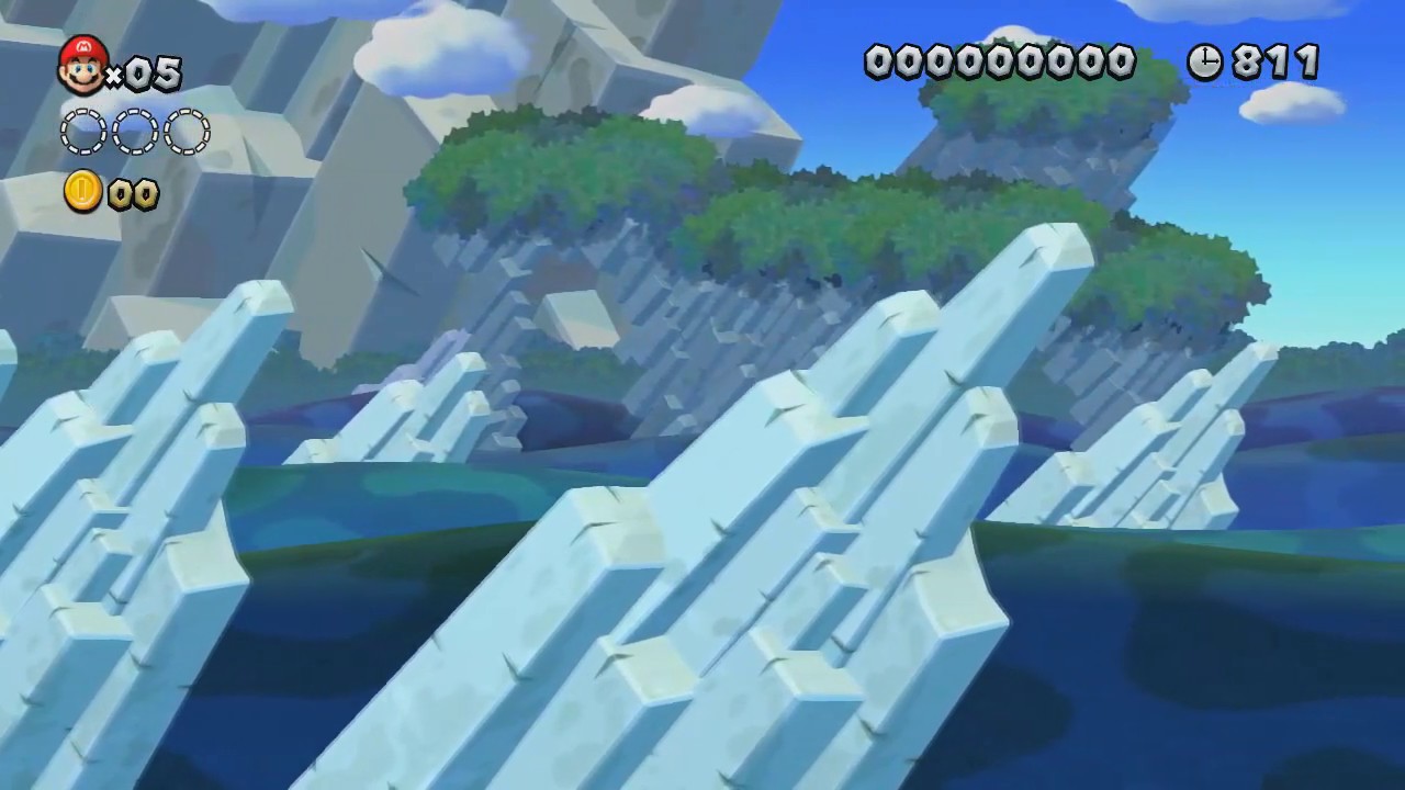 New Super Mario Bros. U - Backgrounds Part 1