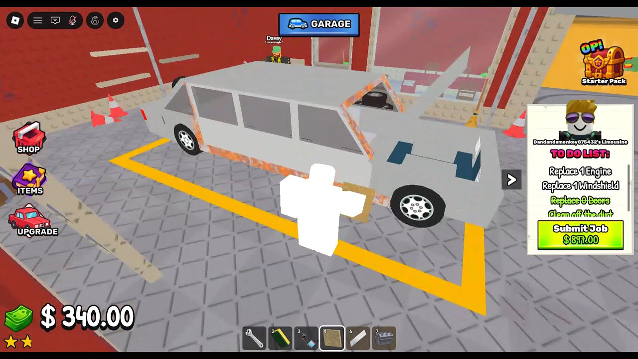 Repair a car(this was fun)