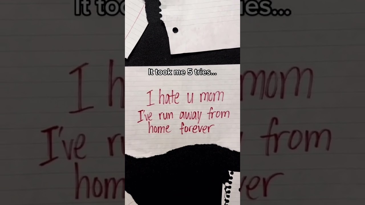 the note&hellip; (horror story) #shorts