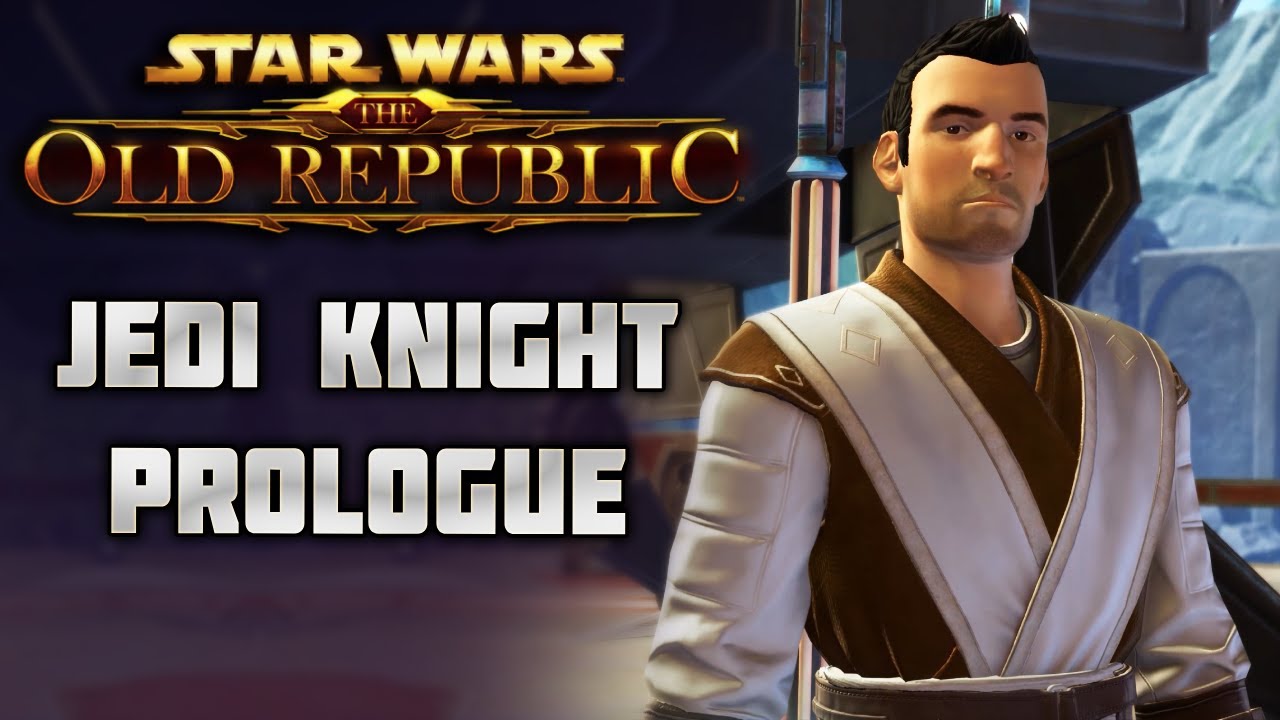 SWTOR: Male Jedi Knight Class Story Prologue (Light Side, Cutscenes, Before Theron Shan Romance)