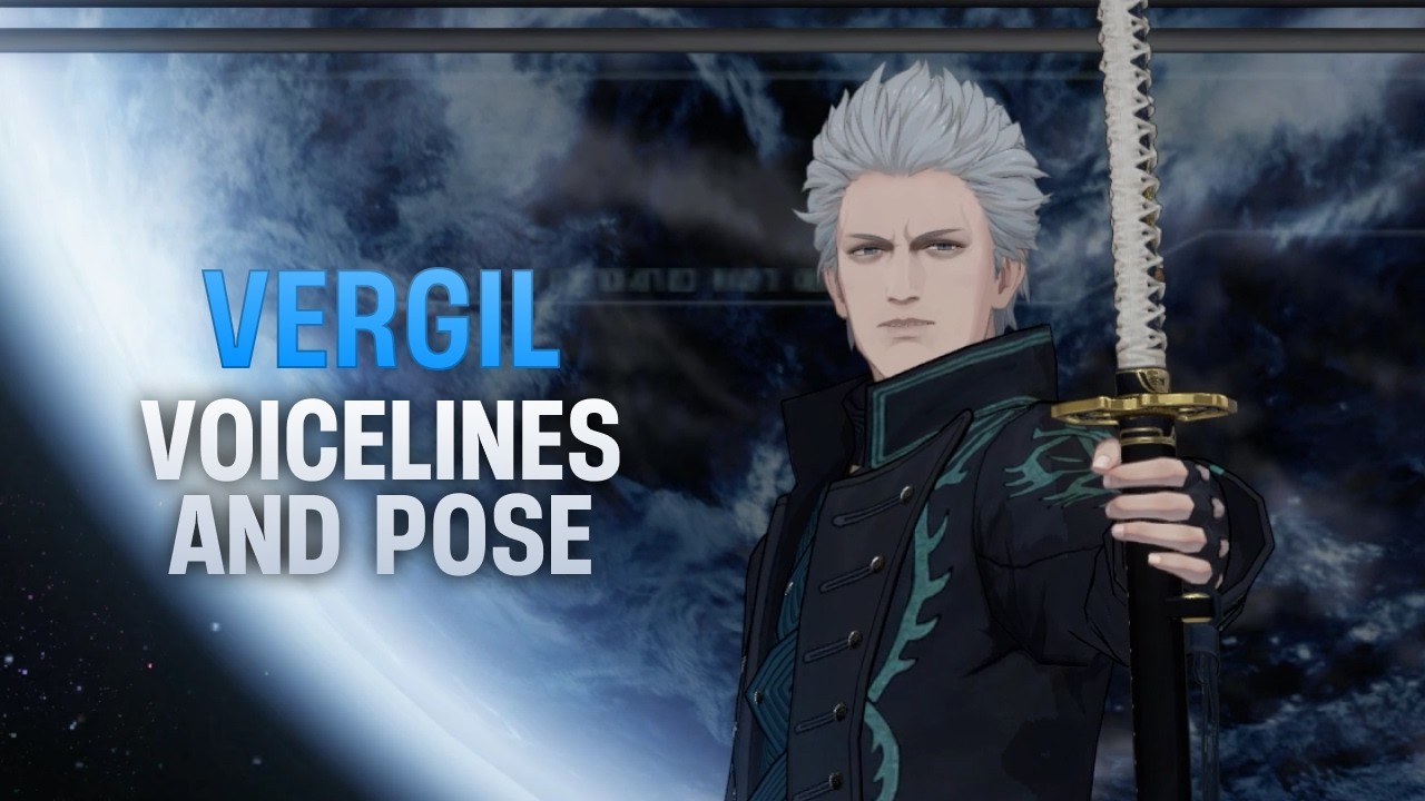 Vergil Voicelines and Pose - Punishing Gray Raven x Devil May Cry 5