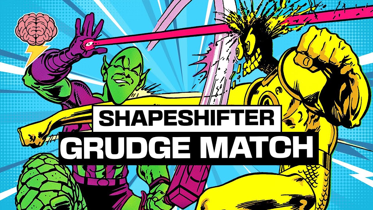 Warlock vs. Impossible Man: shapeshifter grudge match!