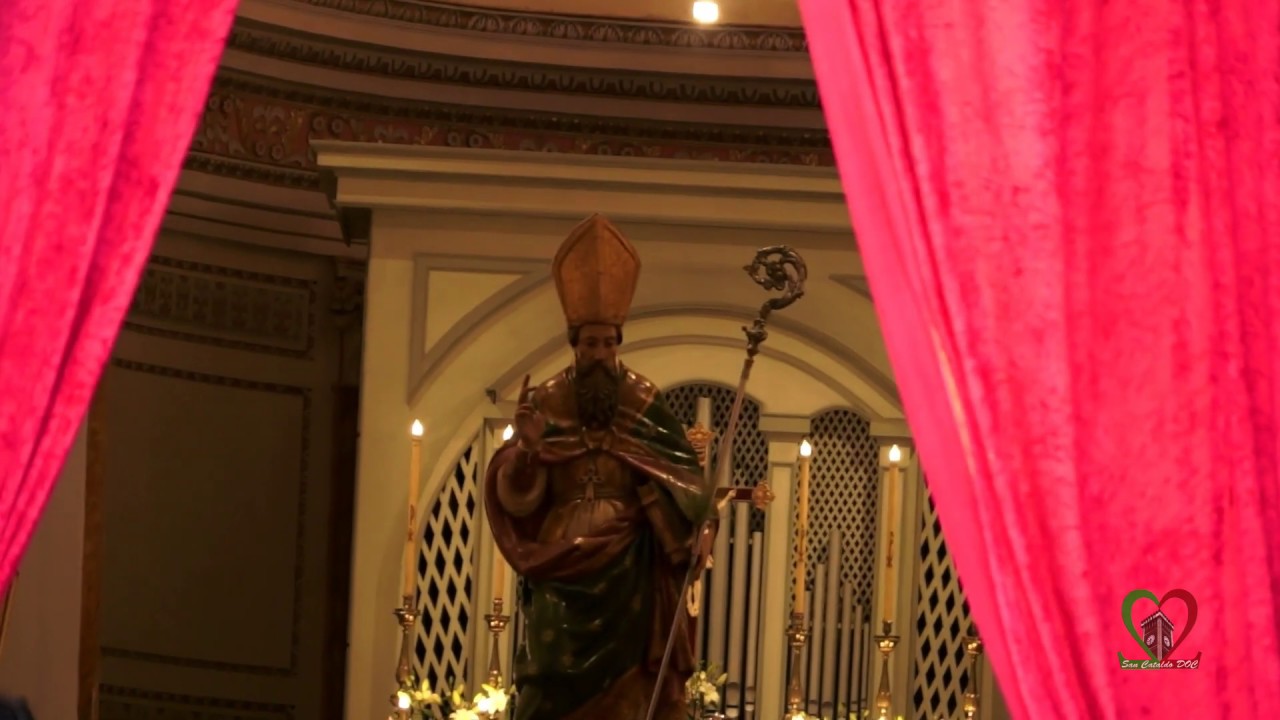 Processione del simulacro di San Cataldo, patrono dell'omonima città in provincia di Caltanissetta