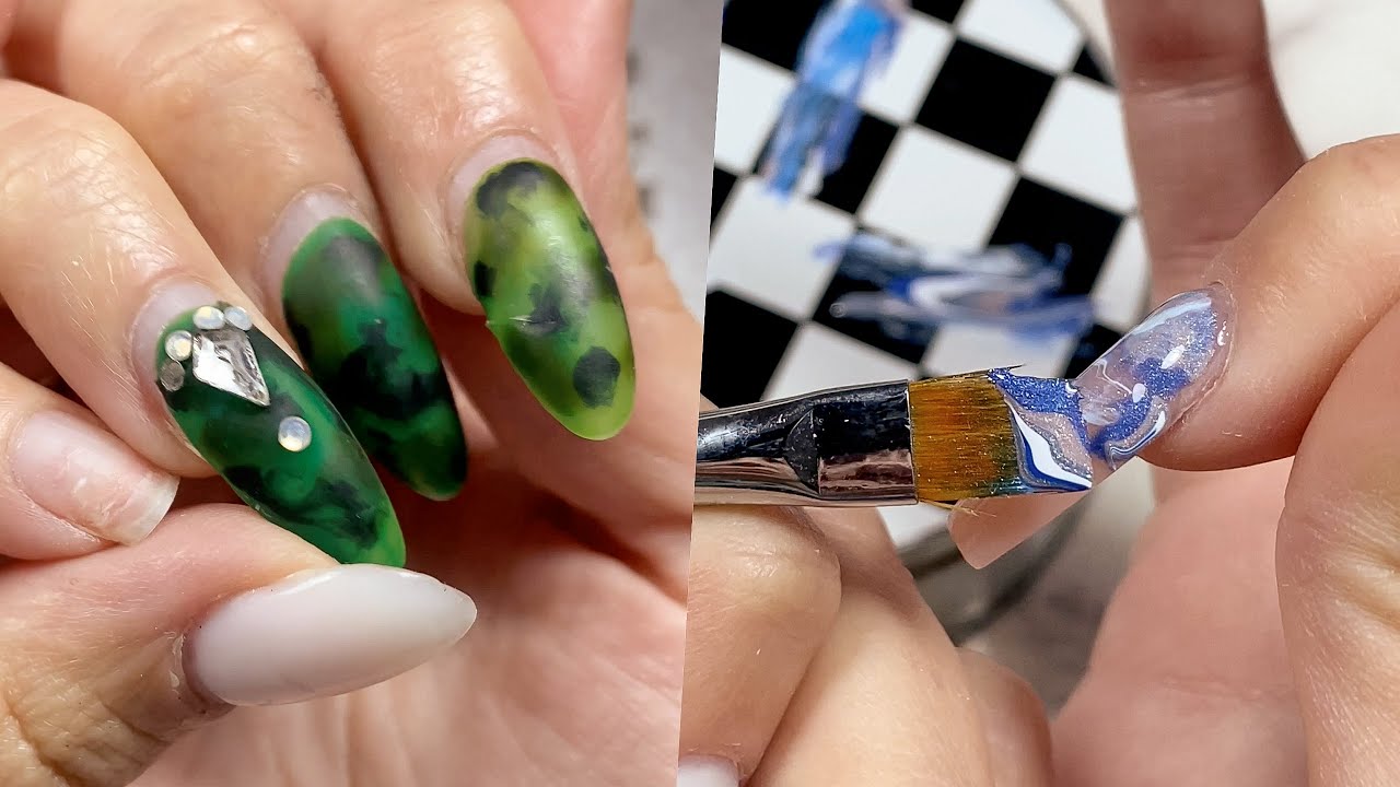 Como hacer uñas marmoleadas | Pruebo los productos de UNIVERSE NAILS