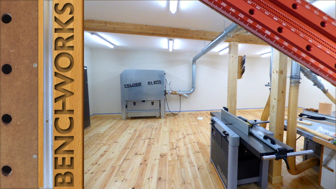 New workshop build part 6: dust collection and machines