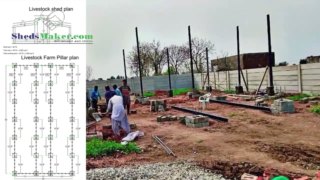 Cattle Fattening Shed مویشیوں کو فربہ کرنے والے شیڈ کے لیے کم قیمت ہیٹ پروف فائبر سیمنٹ کی چادریں