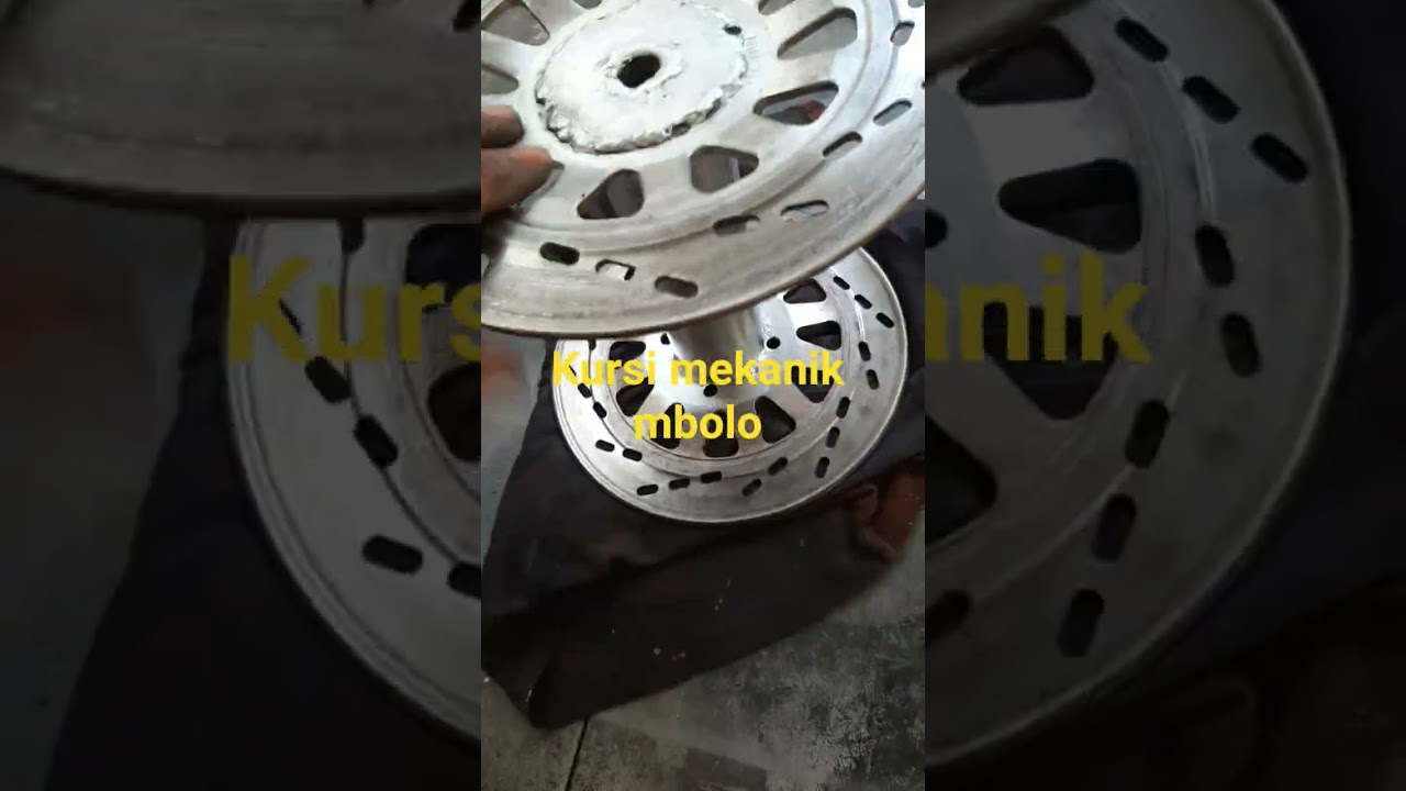 @kursi mekanik dari piringan cakram bekas, #viral #otomotif #tutorial #caramudah #restorasi