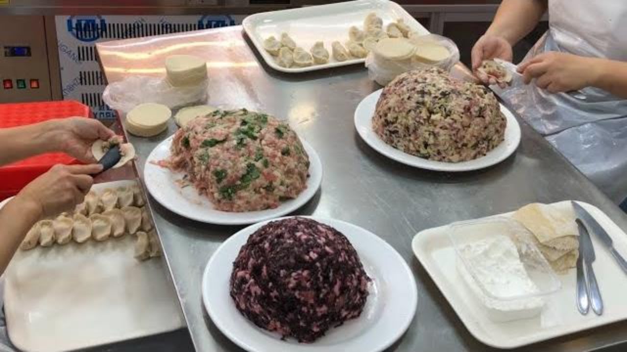 香港美食  四款 #手工餃子 足本製作實錄 一次過俾你睇晒#Hong Kong Food #Chinese Dumplings Restaurant Tour 홍콩 음식