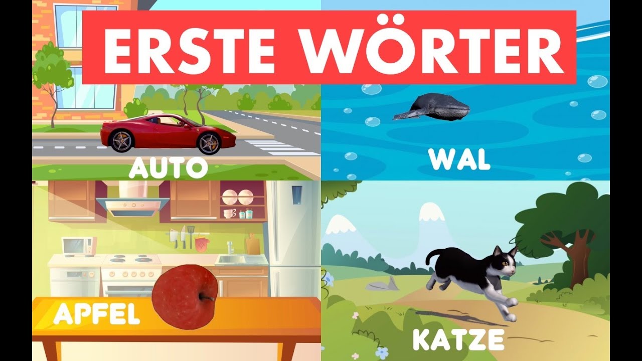Erste W&ouml;rter Lernen | 4 KIDS