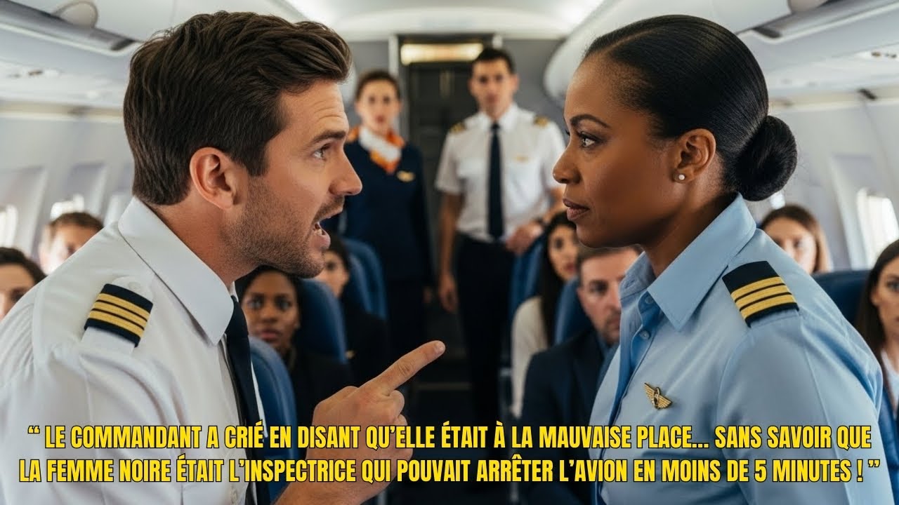 Le commandant a MENACÉ d’EXPULSER la FEMME NOIRE du VOL… sans SAVOIR qu’elle ALLAIT l’ARRÊTER!