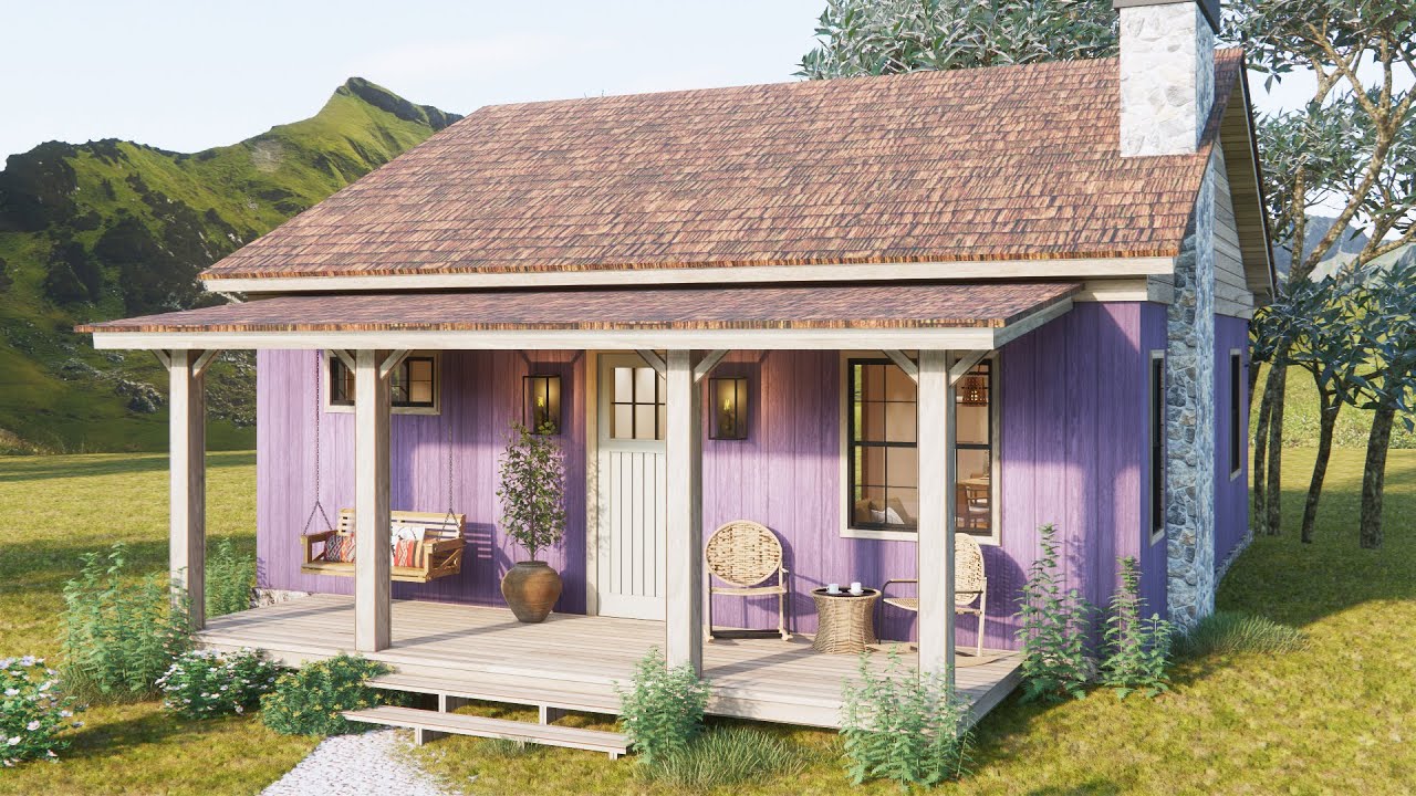 Small House Design 780 Sqft - Simple Exterior, Stunning Interior
