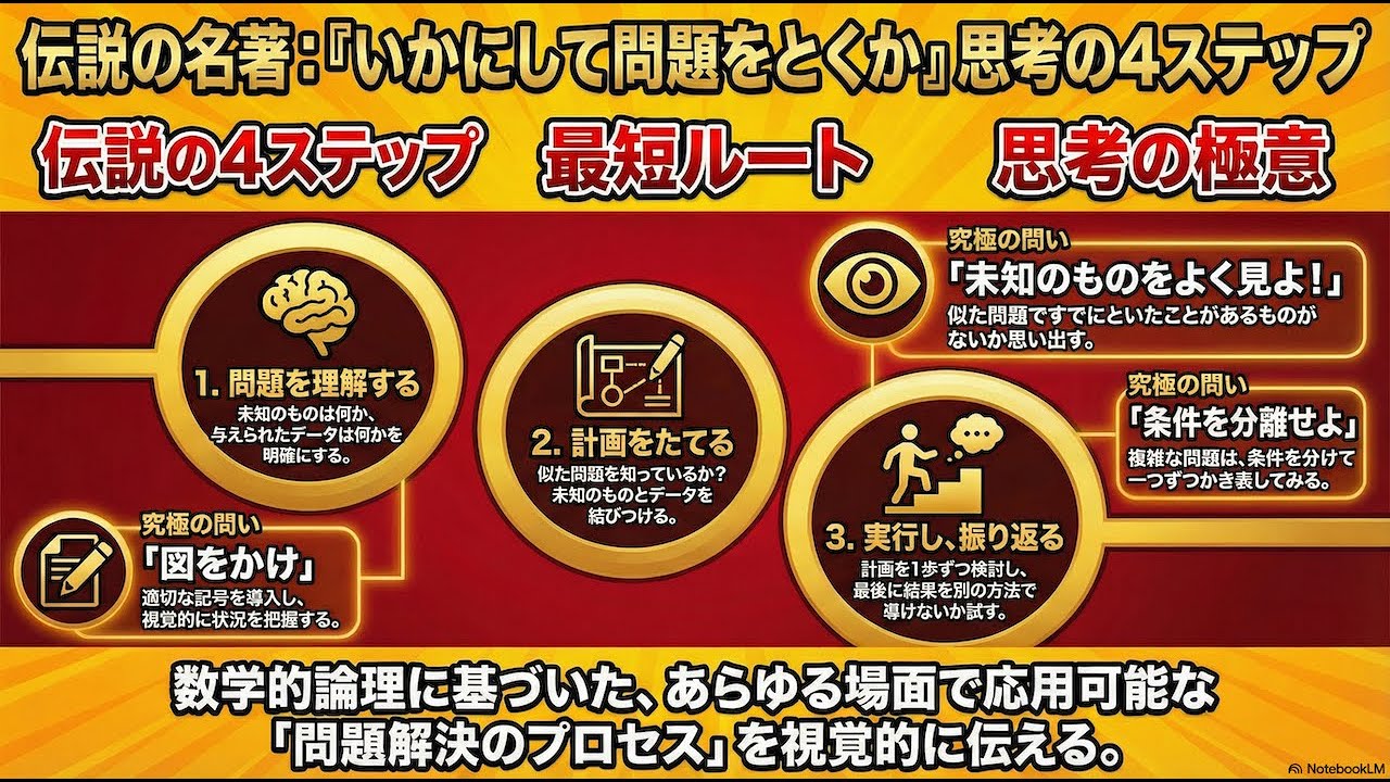 【書籍要約ポッドキャスト】いかにして問題をとくか