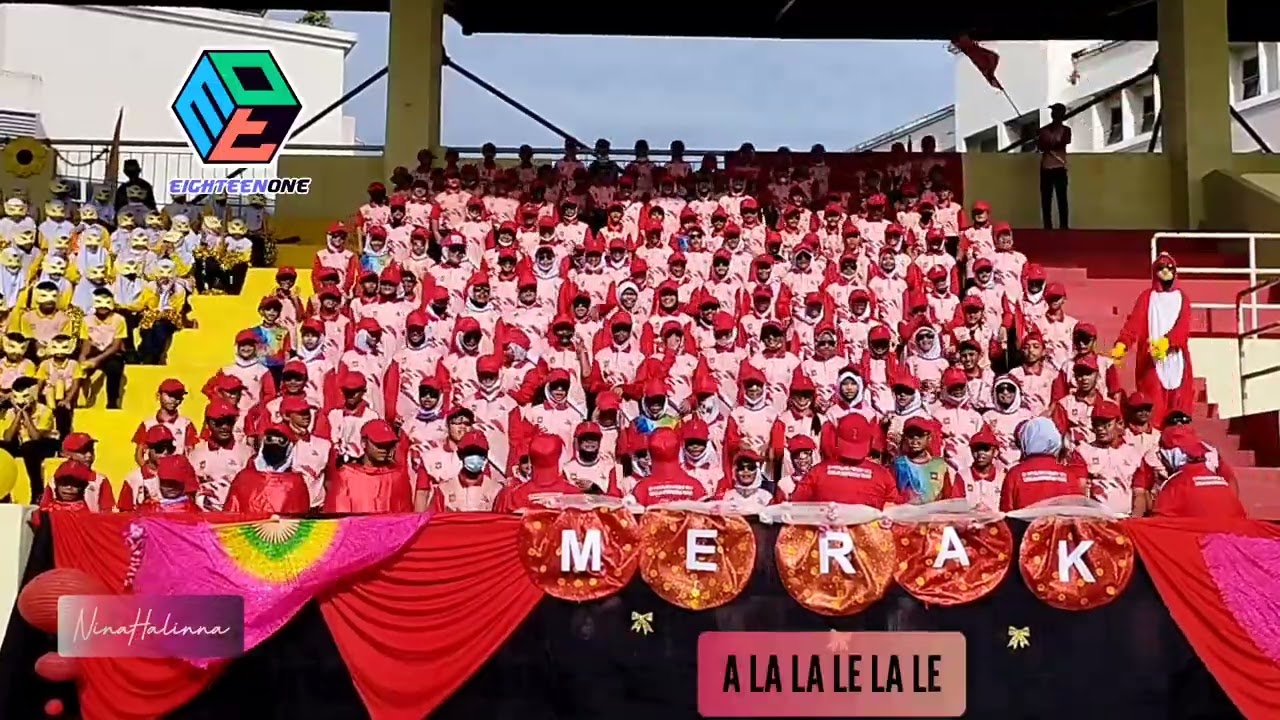 SORAKAN SANG MERAK dengan lirik Pertandingan Sorakan Rumah Sukan SK PUTRAJAYA PRESINT 18(1) 2022