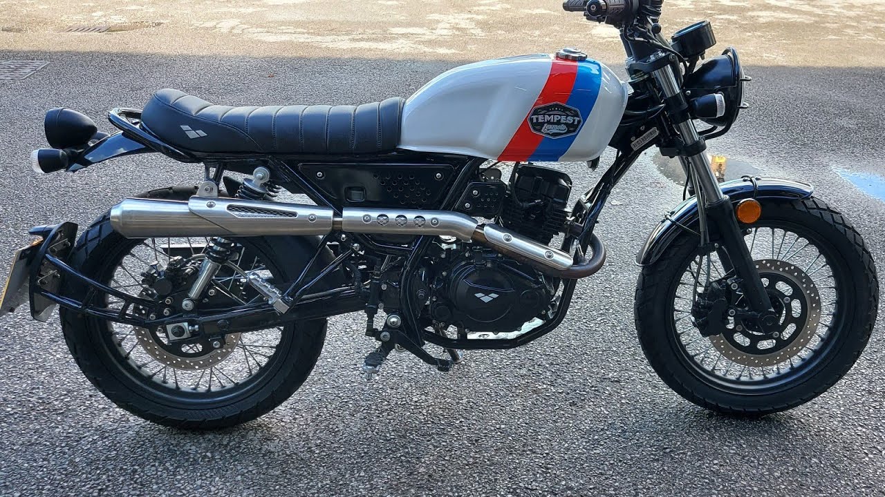 Lexmoto Tempest 125cc walk round Top speed reveal 2020