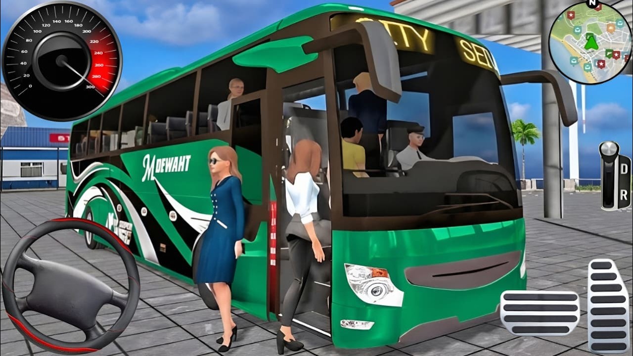 Euro Bus Simulator 3D Game  - City Coach Bus Simulator Game 2025 - Andriod Gameplay
