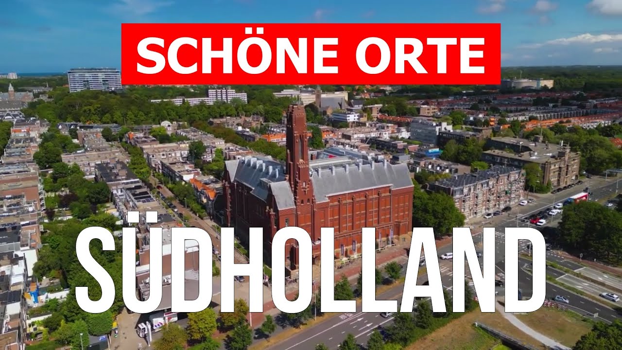 Reise nach S&uuml;dholland, Niederlande | Natur, Tourismus, Urlaub, Orte, Landschaften | Drohne 4k Video