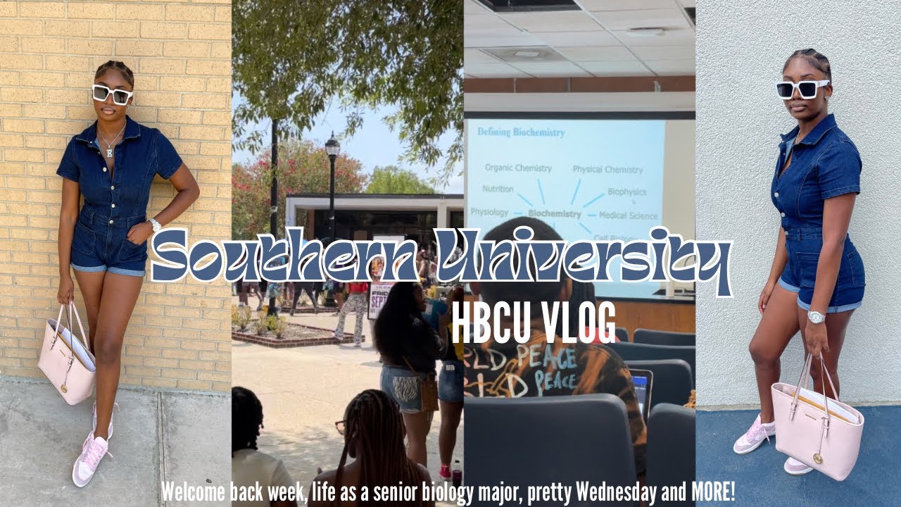 Southern University HBCU Vlog S3Ep2: welcome back week,pretty Wednesday and MORE! | Famous Erin