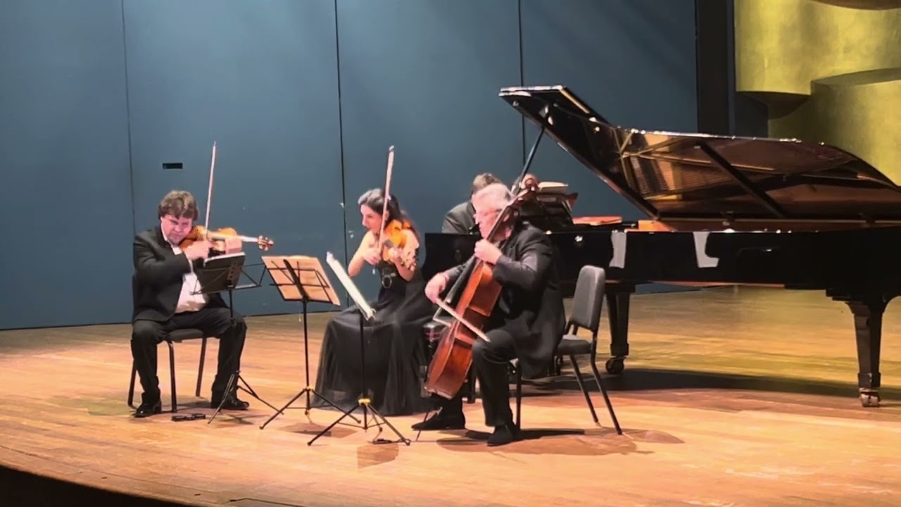 Brahms Quartet op.60 Brakhman,Ostrovsky,Bialobroda,Nemirovski, Tel aviv 2025