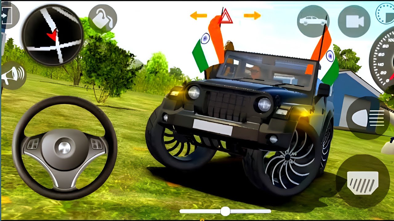 Modified Mahindra Thar😈Games:Indian black Thar (Gadi Wala Games)Car Game Android Game -#2026 part-25