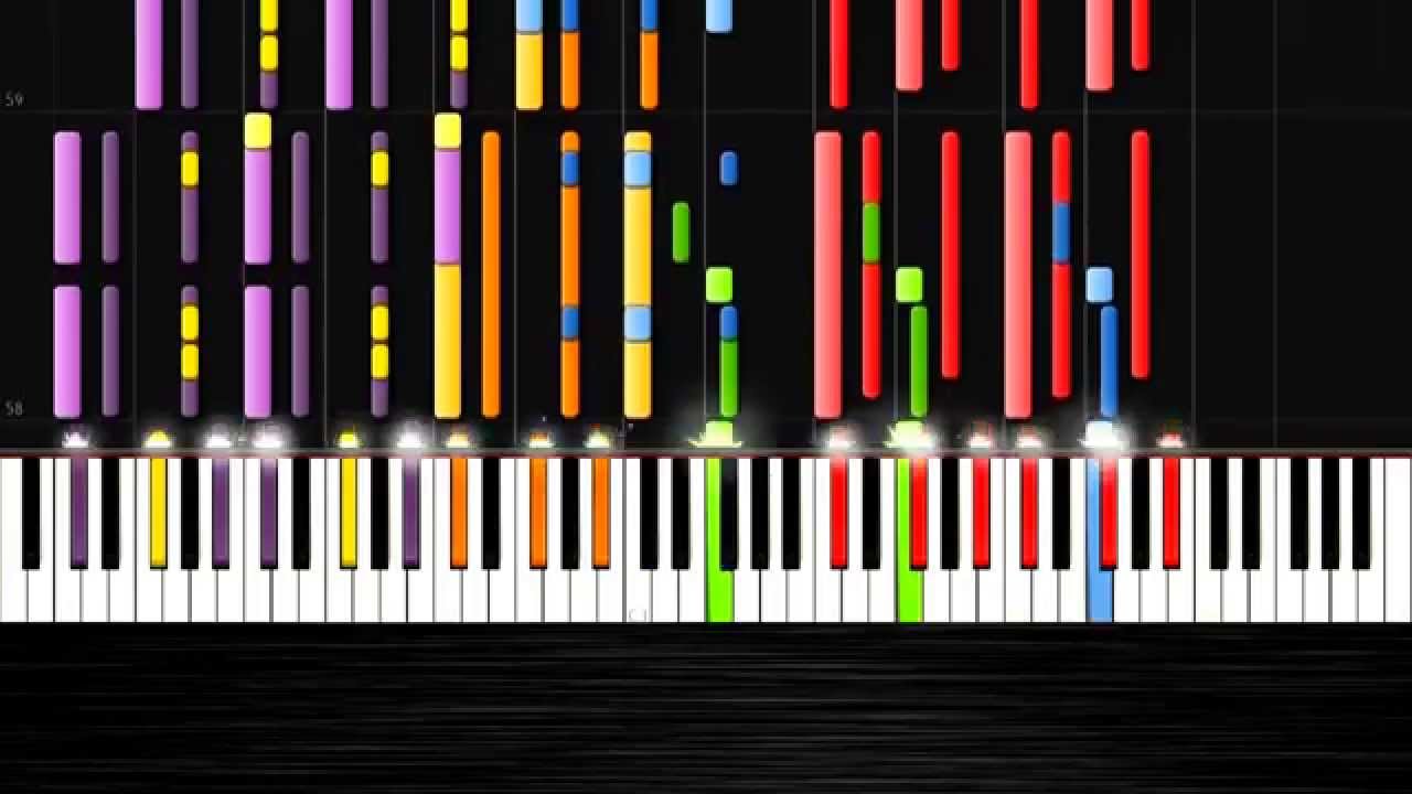 MAGIC! - Rude - IMPOSSIBLE PIANO by PlutaX - Synthesia - Piano