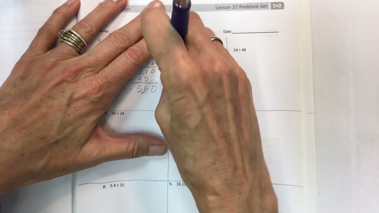 Eureka math grade 5 module 2 lesson 27 problem set #1 a. - i.