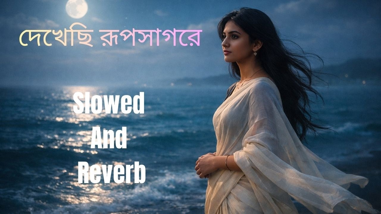 দেখেছি রূপসাগরে (Slowed & Reverb) | Bengali Romantic Song | Night Vibe 🌙🌊 #song #hearttouching