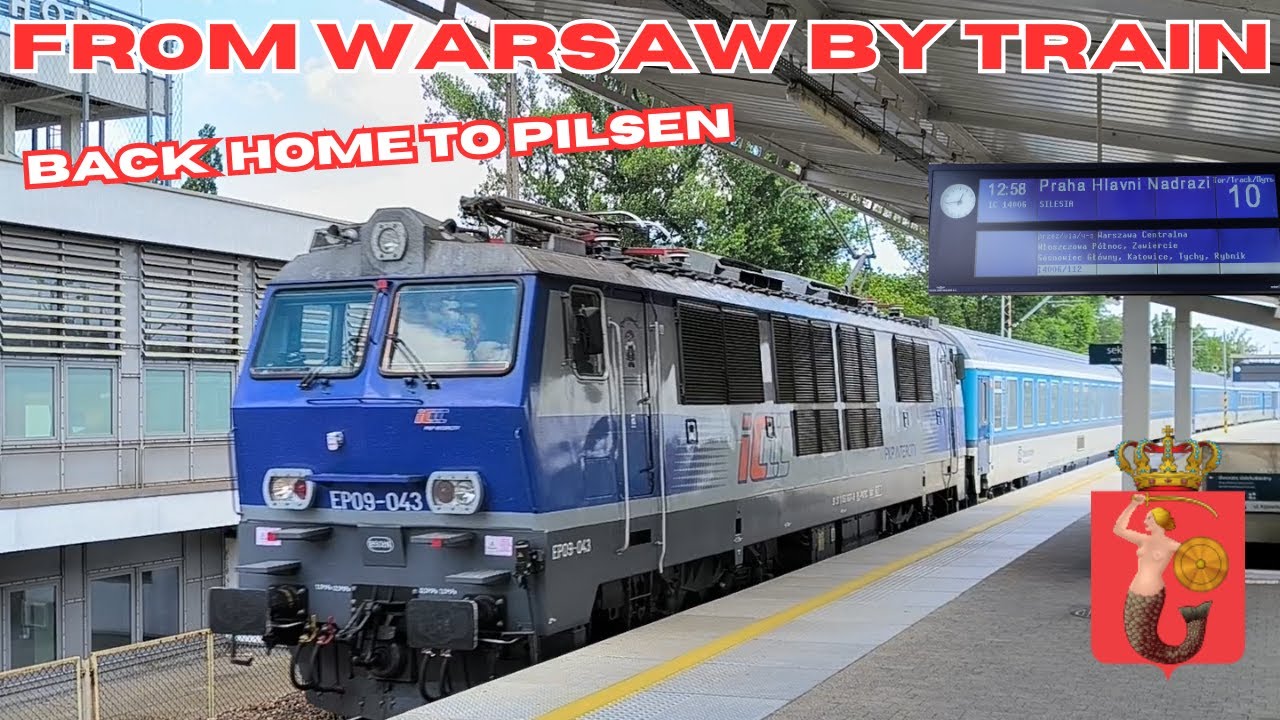 By train from Warsaw 🇵🇱 to Pilsen 🇨🇿