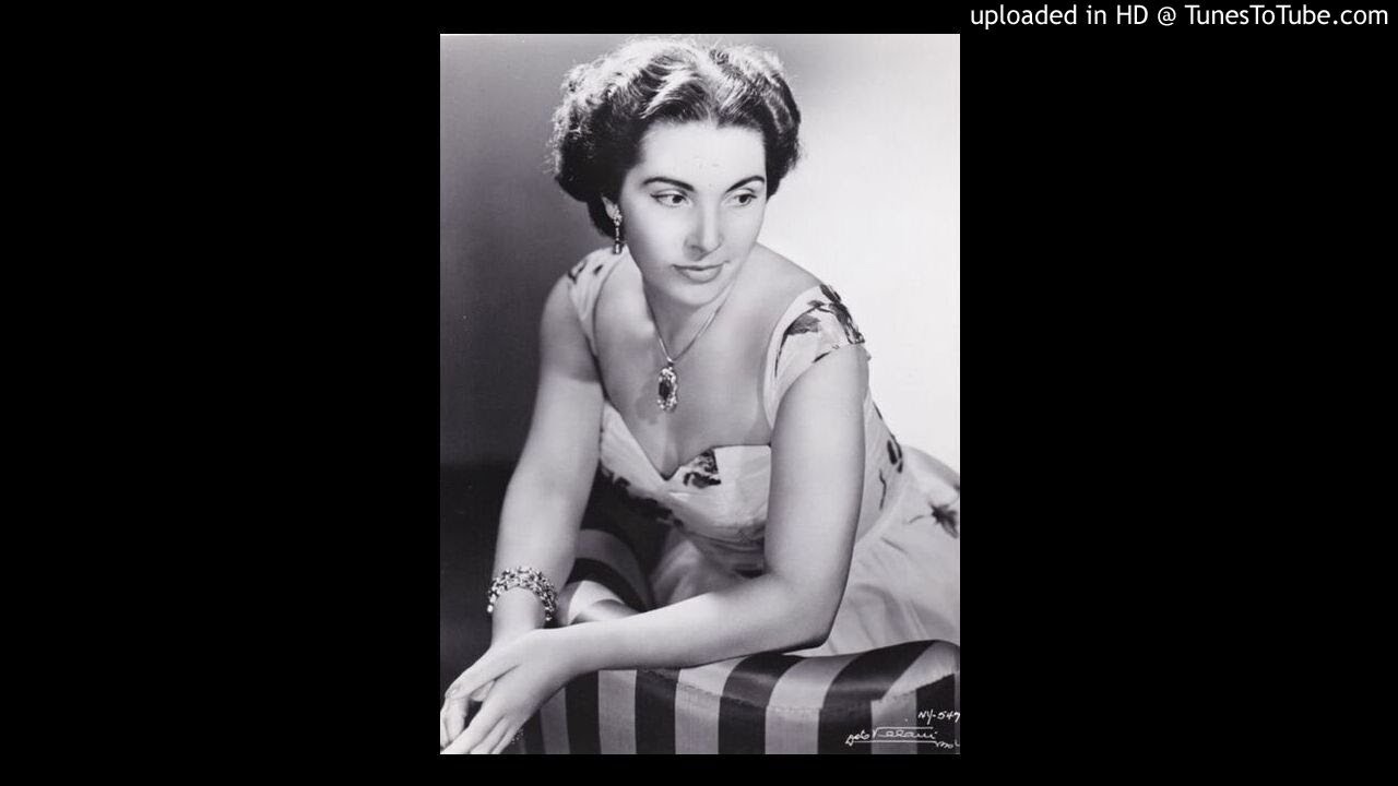 Rosanna Carteri sings "Mia madre aveva...piangea cantando....Ave Maria"