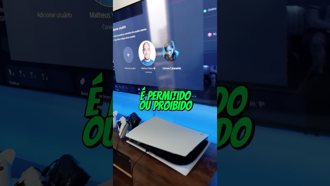 &Eacute; PROIBIDO DIVIDIR CONTA NO PS5!!!