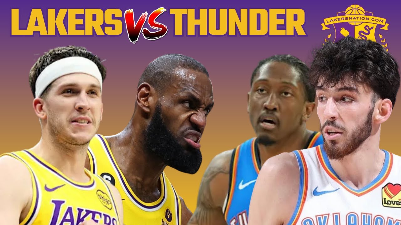 Lakers vs Thunder LIVE Play By Play & Reaction!