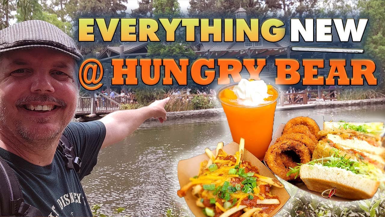 Trying everything NEW at Hungry Bear restaurant in Disneyland