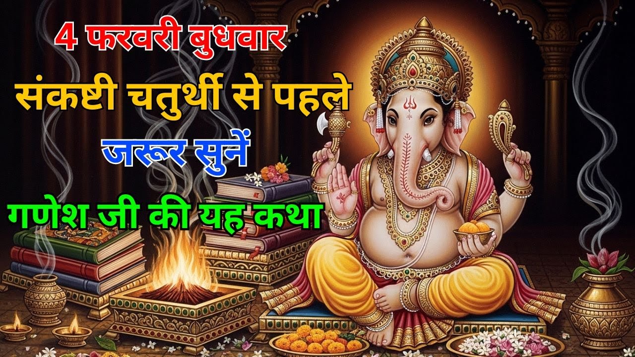 संकष्टी चतुर्थी से पहले सुन लें गणेश जी की यह दिव्य कथा, सात जन्मों के पाप धुल जाएंगे