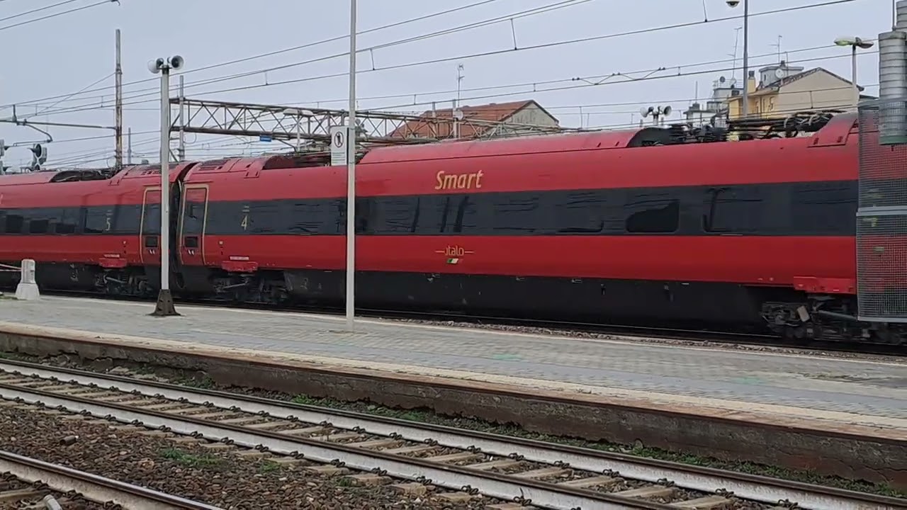 Treno a Milano Lambrate Etr 675 NTV Italo 8981 da Milano Centrale a Venezia Santa Lucia