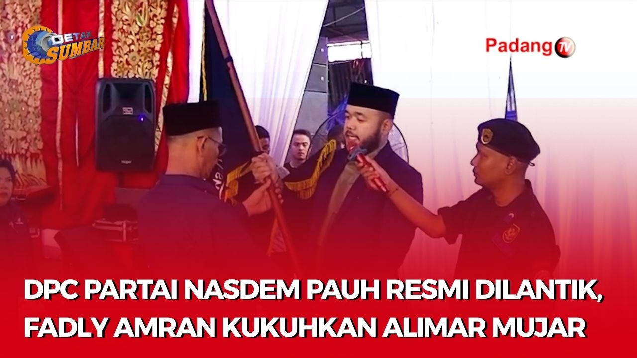 Alimar Mujar Nakhodai DPC NasDem Pauh, Dikukuhkan Ketua DPW NasDem Sumbar