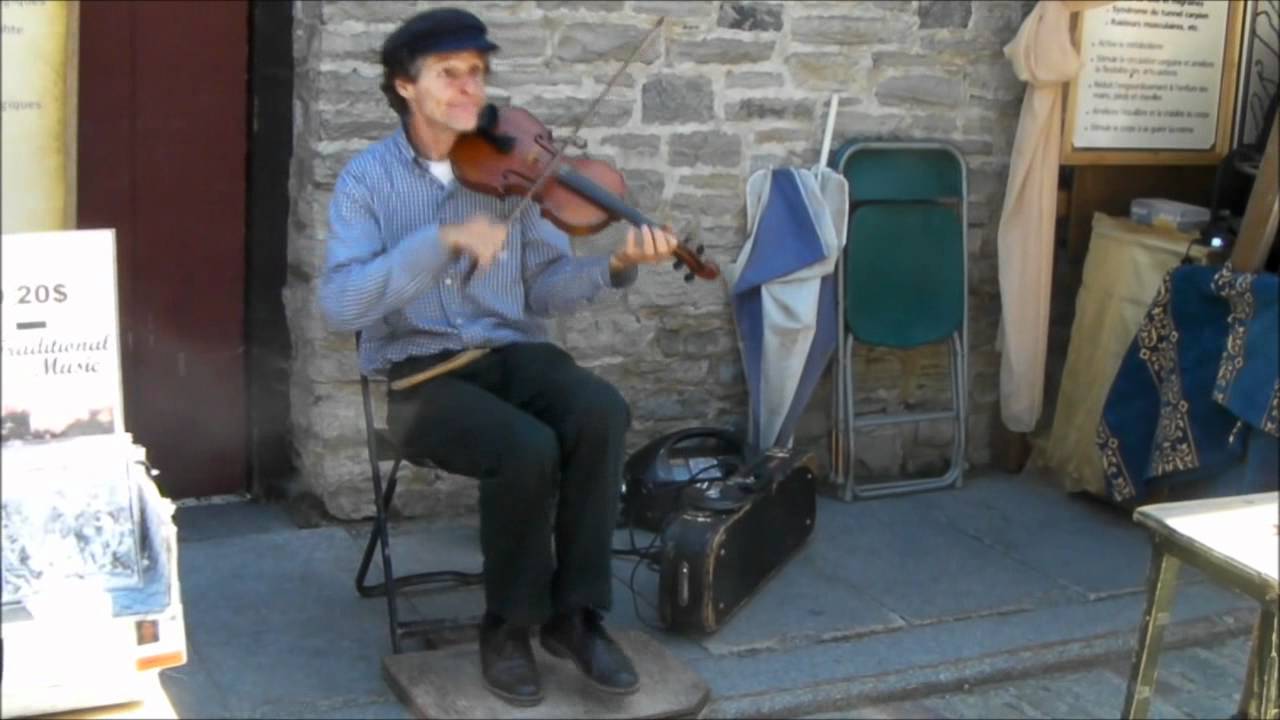 Jacques Dupuis Performing Two Traditional Quebec Songs 