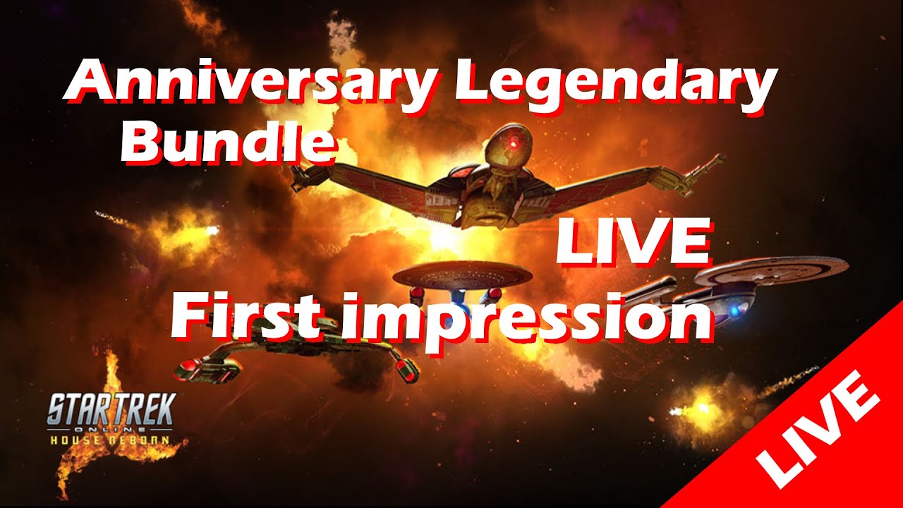 11th Anniversary Legendary Bundle Live Unboxing !giveaway !Star Trek Online #GXA