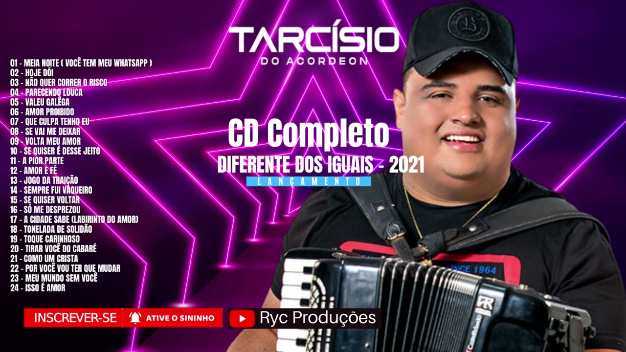 CD DIFERENTES DO IGUAIS - TACIS&Iacute;O DO ACORDEON
