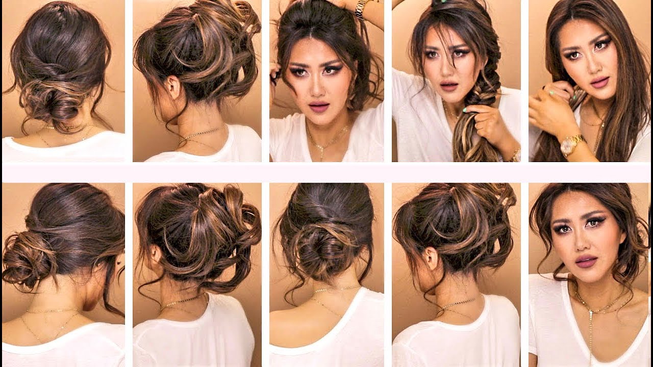 ★TOP 2017: ft Herstyler 💗 Everyday FALL HAIRSTYLES for WORK & SCHOOL 💗 UPDOS for MEDIUM LONG HAIR 💗