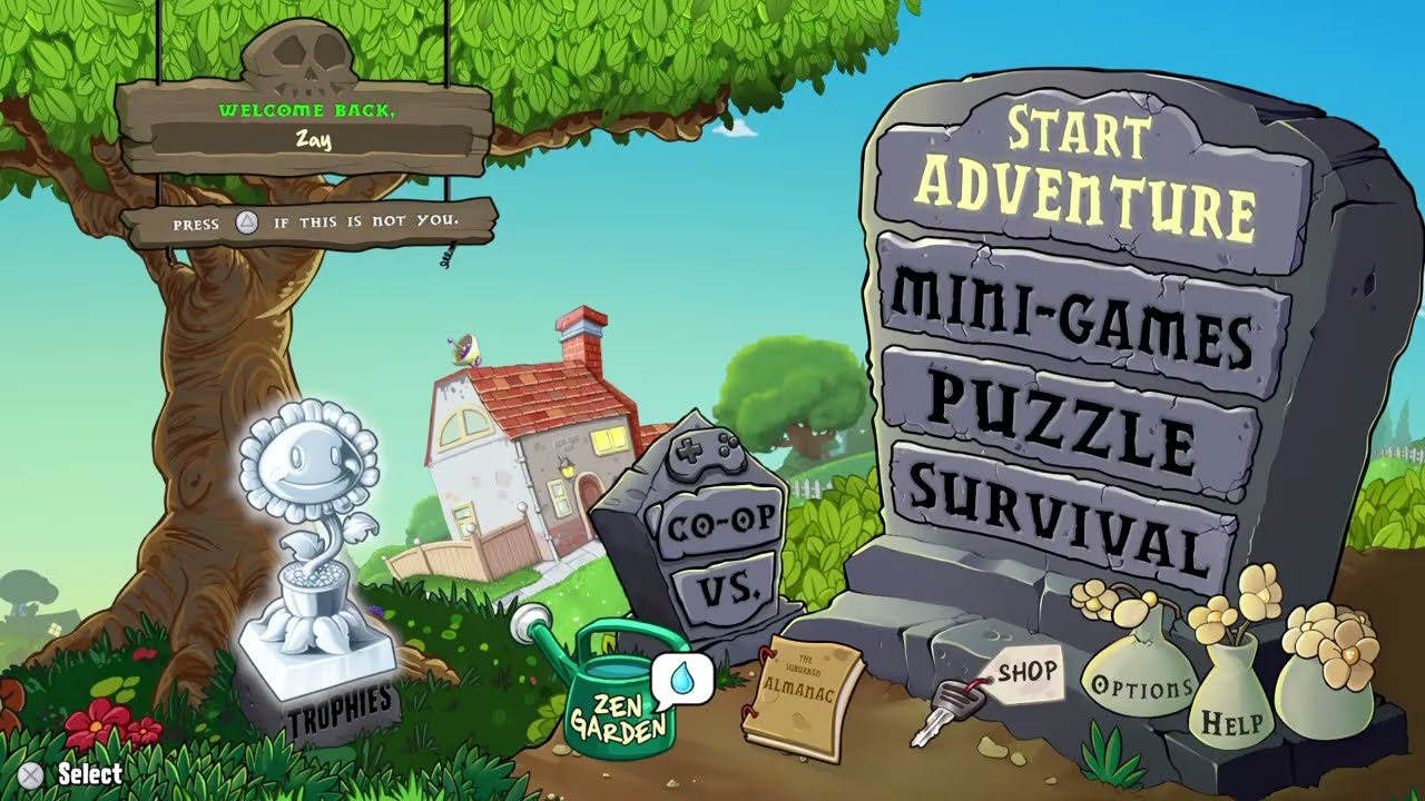 Plants vs Zombies replant