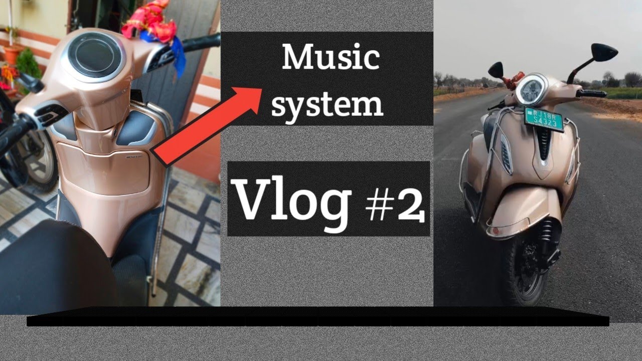 India first Electric Bajaj Chetak with Bluetooth Music System Vlog #2