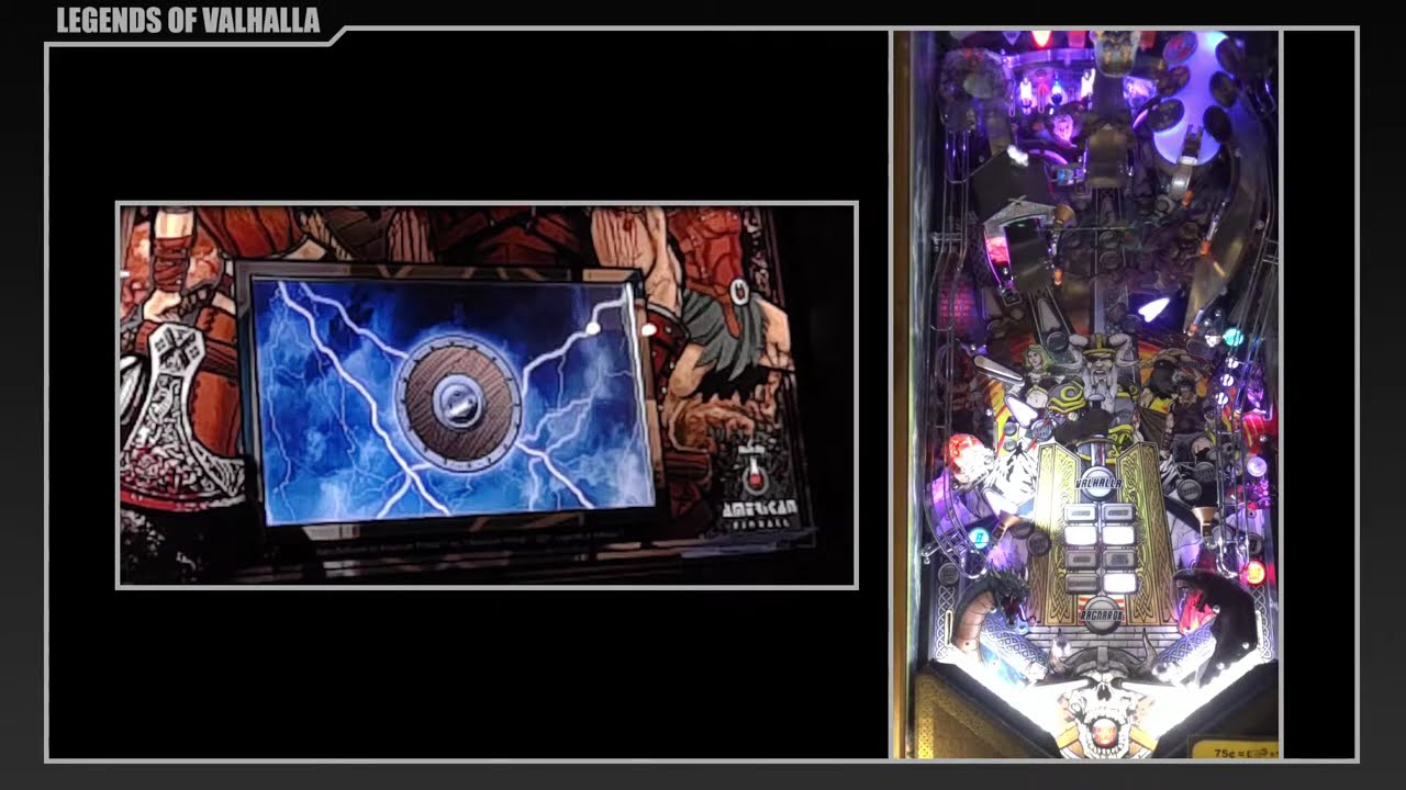 LEGENDS OF VALHALLA - Location Pinball Machine Gameplay