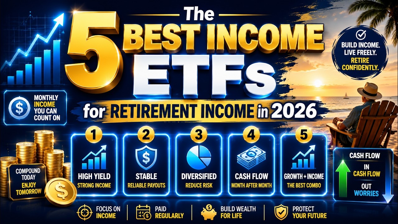 The 5 Best ETFs for Retirement in 2026 | Income , Growth , CONSERVATIVE , Inflation, fixed income
