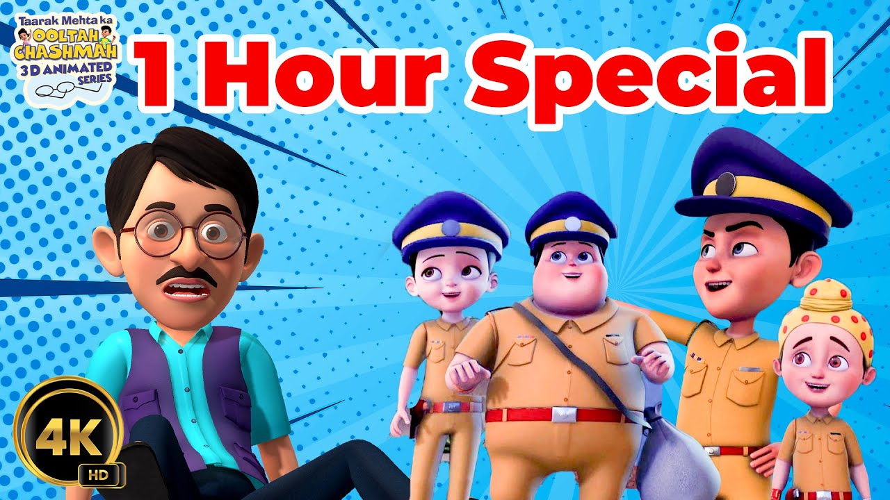 BEST OF TAARAK MEHTA KA OOLTAH CHASHMAH | 1 Hour TMKOC Comedy 😂 | Hindi #hindi #animation