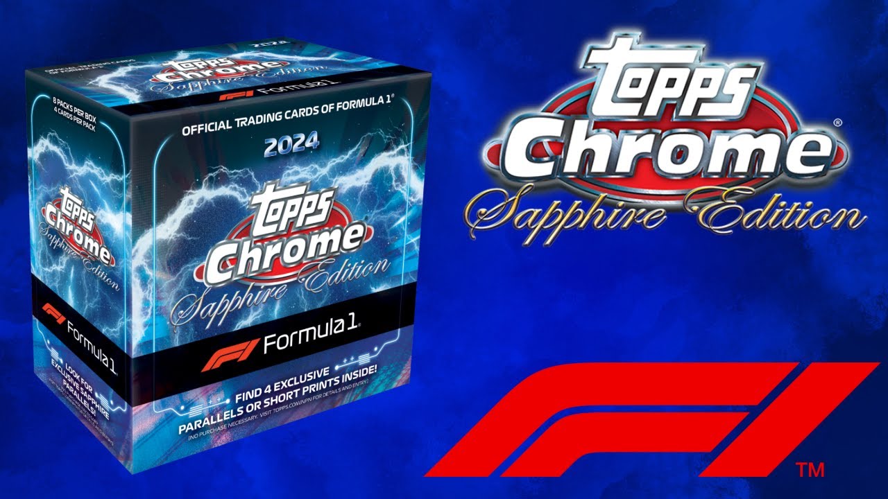 🔥WE FINALLY DID IT!!!🔥 Opening a 2024 Formula 1 Topps Chrome Sapphire Hobby Box!