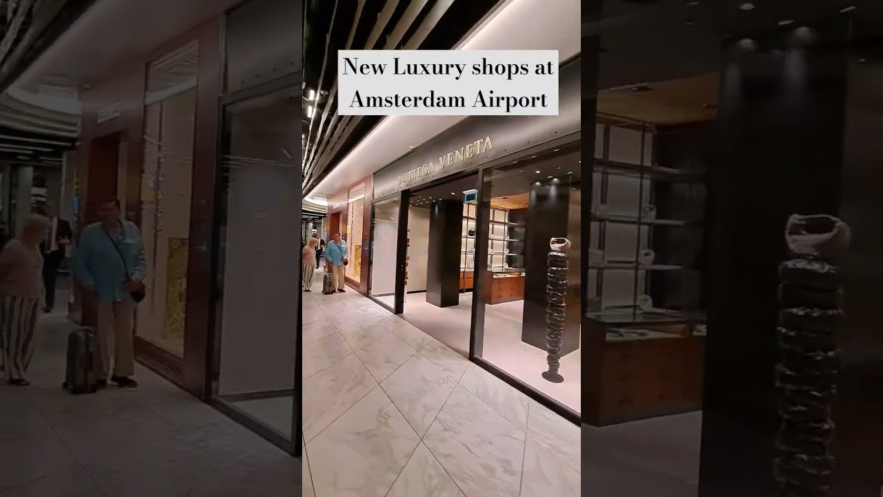 New Luxury Shops at Amsterdam Airport #hermes #burberry #Rolex more. #Schiphol #netherlands