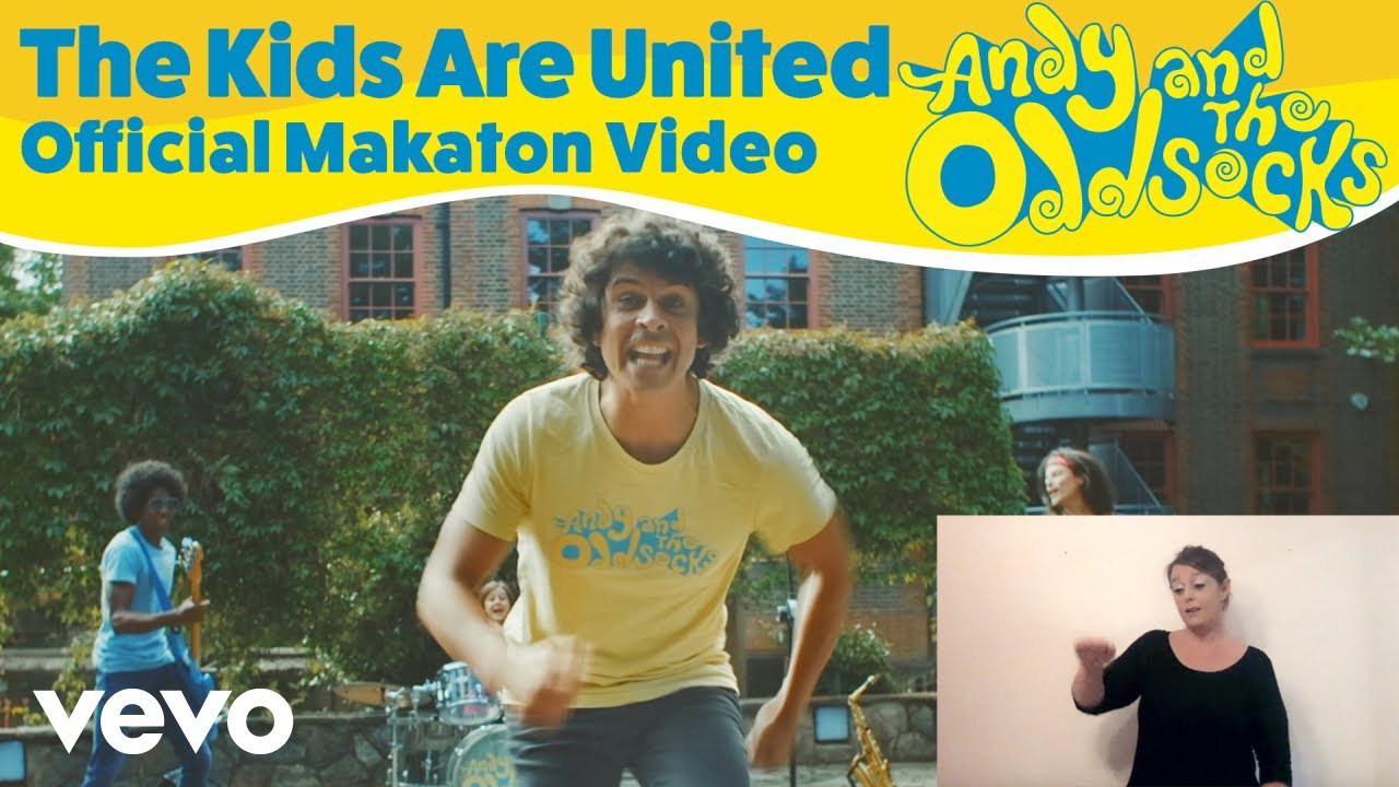 Andy and the Odd Socks - The Kids are United (Official Makaton Video) ft. Princess K, Libera