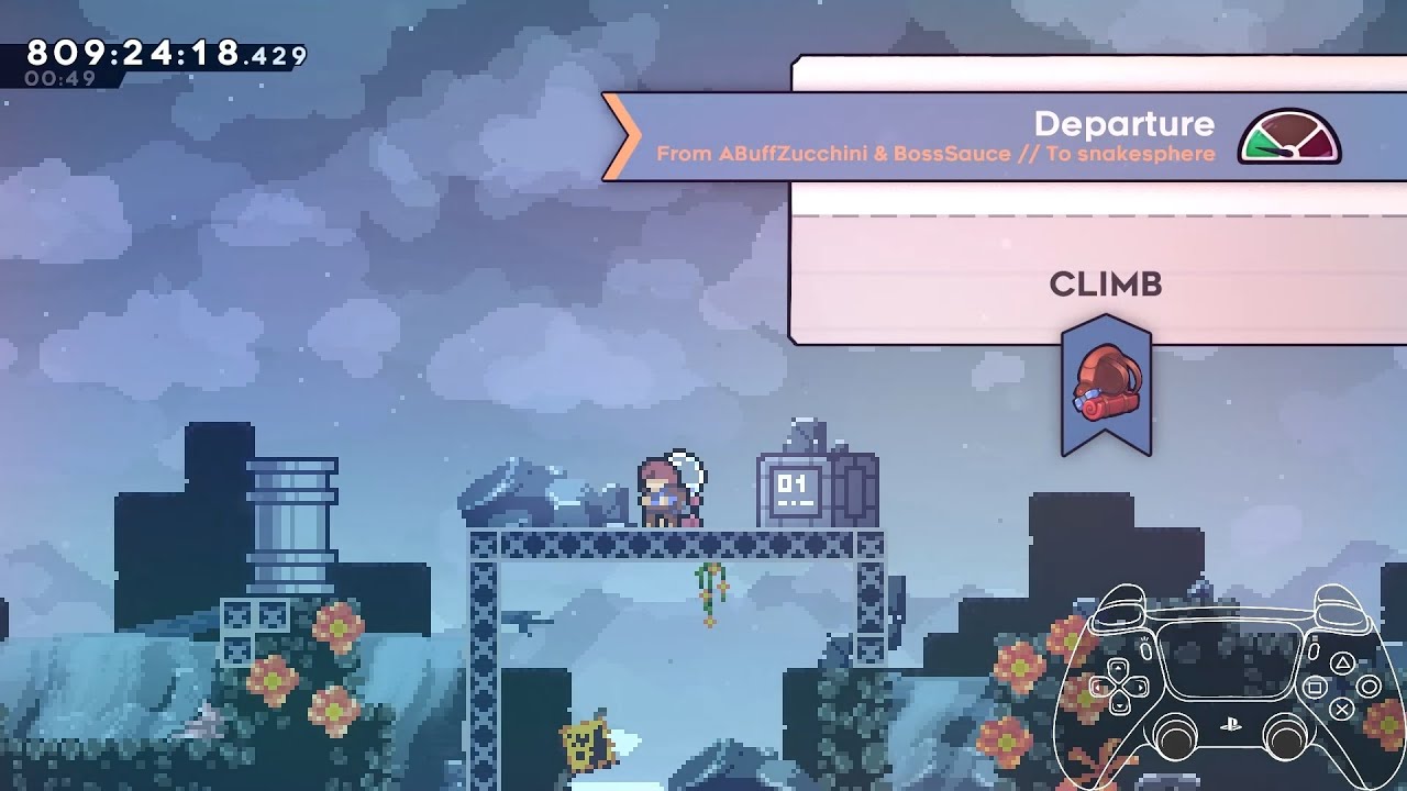 Celeste 2024 Secret Santa Collab - Departure (Full Clear + True Ending)